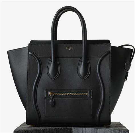 celine dion black purse|Celine denim tote.